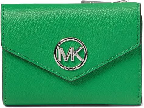 Michael Kors womens Greenwich Medium Envelope Trifold Palm 